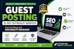 provide guest posting and SEO outreach services