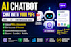 build an ai chatbot with rag, PDF knowledge base and ai search