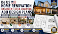 do US home renovation basement deck drawing adu design plans
