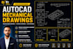 create 2d mechanical drawings in autocad
