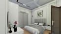 interior design for bed room, bath, kitchen,3d floor plan