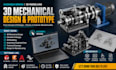 create 3d mechanical design and prototype clickable design 3d modelling