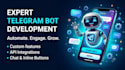 develop a custom telegram bot in python