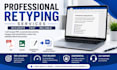 retype PDF, scanned documents, images, and handwritten into word
