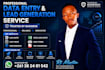 do accurate data entry, copy paste and excel data entry