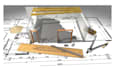 create architectural diagram, axonometrics