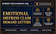 draft a trauma and pain suffering settlement demand letter