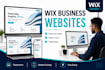 design and build a responsive wix business website and ecommerce website