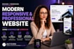 build a modern responsive website