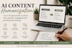 content writer ai content humanizer