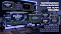 design twitch overlay, stream package and obs graphics