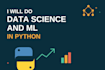 do data science and ml in python