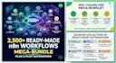 provide 2500 ready made n8n workflow templates for automation