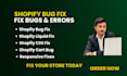 fix shopify bugs and errors