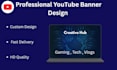 a professional youtube channel banner
