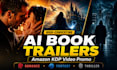 create high converting ai book trailers, amazon KDP video promo
