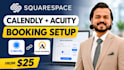 integrate calendly or acuity scheduling with your squarespace website