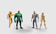do 3d character modeling, rigging, animation 3d game character printing, vtuber