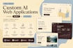 build custom ai web applications, ai chatbot, ai saas app