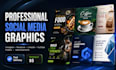 design professional social media graphics