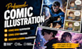 create custom comic book illustrations, comic strips, and webcomics
