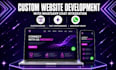 design a custom responsive website with whatsapp chat integration