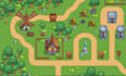 do top down pixel art tilleset, pixel environment and background, game asset