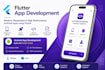 develop a responsive flutter android app using dart