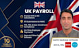 process UK payroll, payslips, p60, p45 and p11d