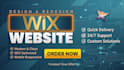 redesign wix, create wix website, wix landing page, wix velo code