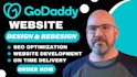 build or redesign a professional godaddy business or ecommerce website