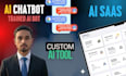 develop ai website ,a i chatbot, ai saas app or ai software