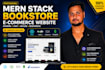 build a modern mern stack bookstore website with online ordering