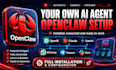 create a full active openclaw agent professionally