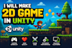 create a 2d game in unity