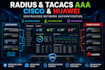 set up cisco huawei radius and tacacs aaa server