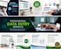 do accurate data entry, excel, web research and copy paste