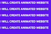 create static website animated website interactive website
