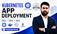 deploy kubernetes on AWS eks, aks, and gke