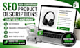 write SEO product descriptions that sell