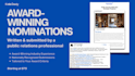 draft a standout award nomination for your brand