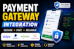 integrate stripe paypal mpesa flutterwave payment gateway