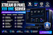 setup xtream ui panel, xui one server, epg configure and iptv panel installation