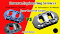 do reverse engineer automotive and aerospace parts into cad