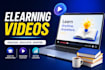 online course video, elearning training video with heygen, synthesia, veo