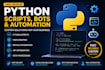 develop python scripts, bots and automation