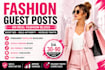 publish guest posts on fashion websites