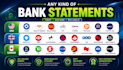 reconcile bank statement PDF to editable format