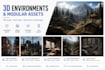 create unreal engine 3d environments and modular assets