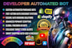 build auto purchase bot, auto checkout bot, auto buying bot, lazada bot, amazon